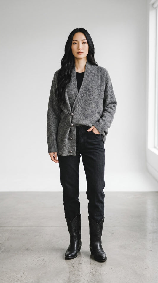 CARDIGAN OVER