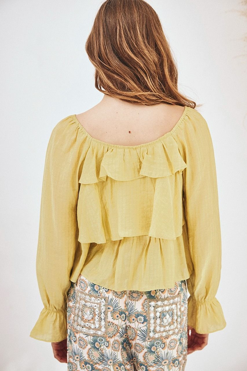 SAKET BLUSA CON VOLANT