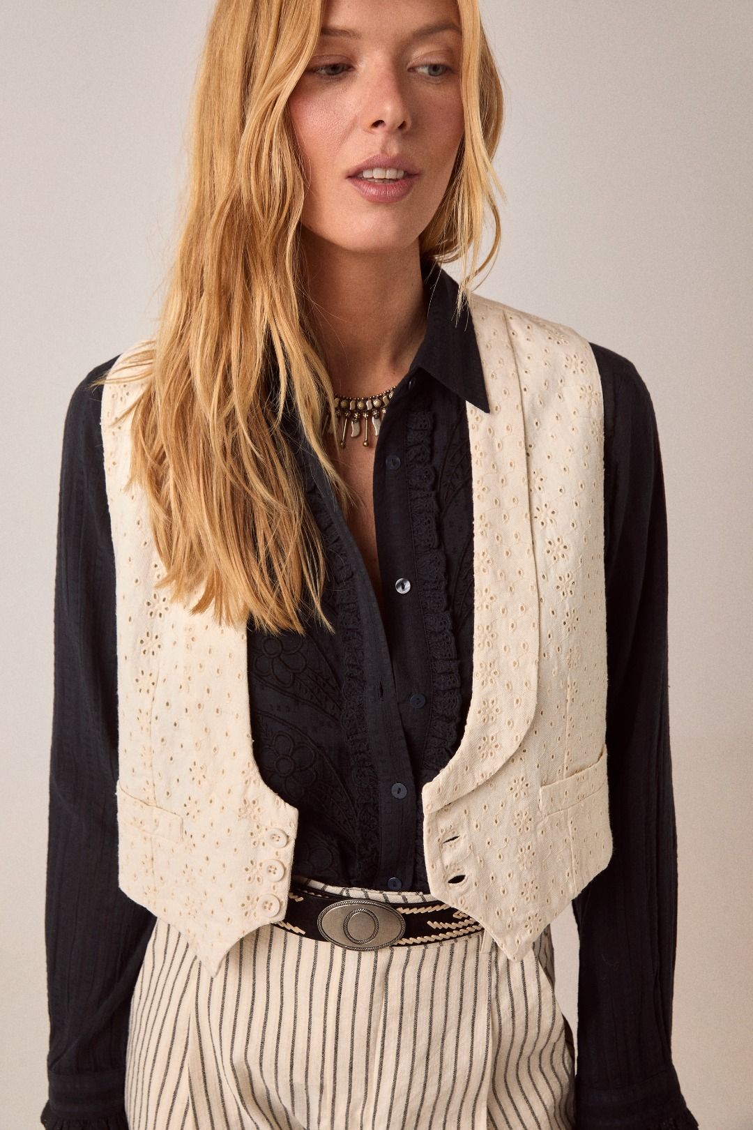 GILET RICAMATO FLORENCE