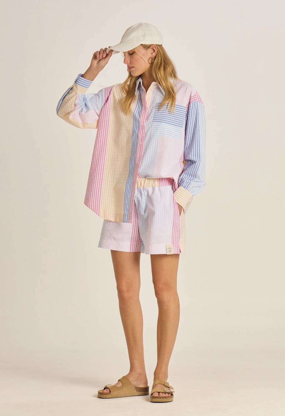 CAMICIA OVER MULTICOLOR