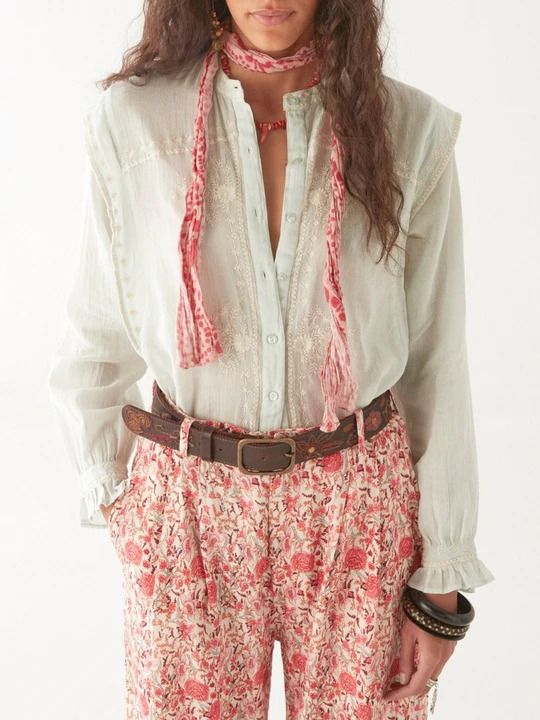 PHILIPPA CAMICIA RICAMATA