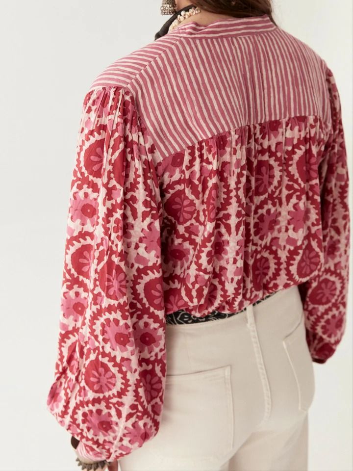 LEANDRA CAMICIA PINK MARTINI