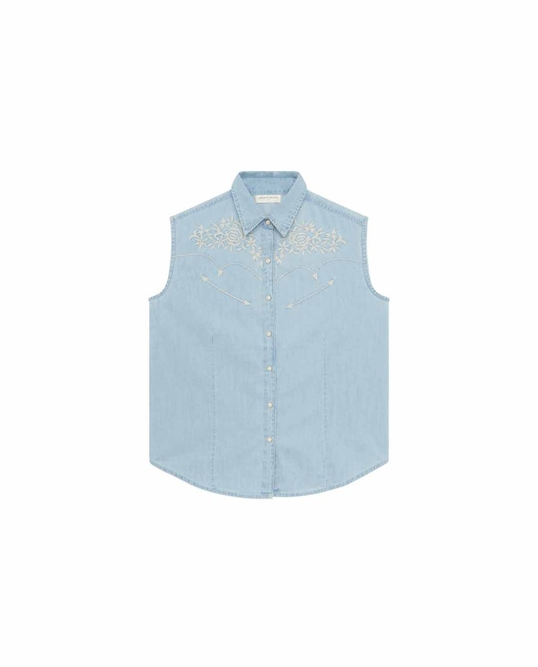 DALLAS CAMICIA RICAMATA SMANICATA