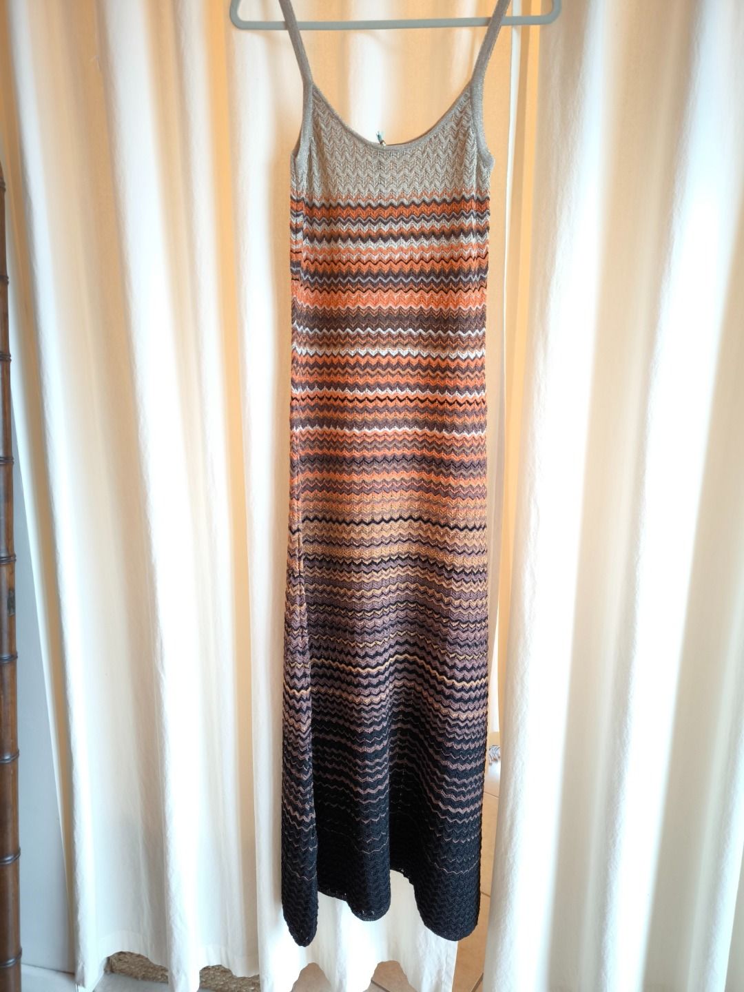 ABITO LUNGO IN MAGLIA DEGRADE'