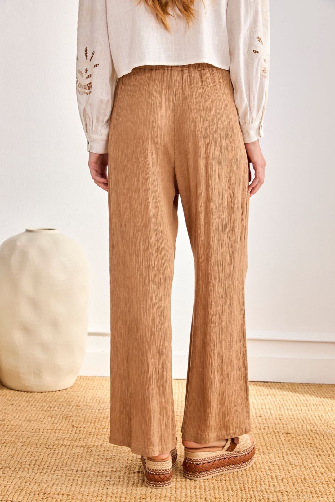 PANTALONI CARAMELLO MERITA