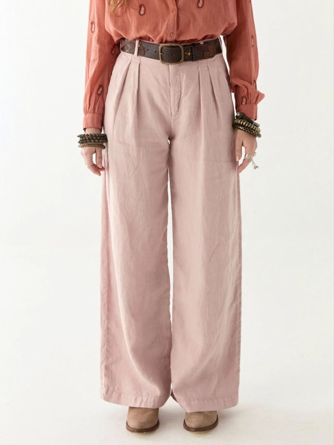 MARISA PANTALONE IN LINO