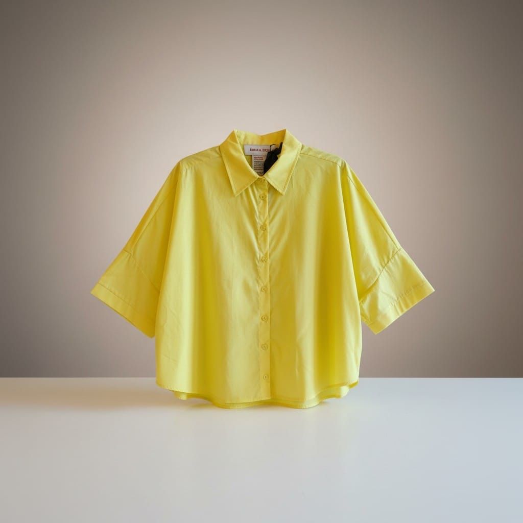 CAMICIA OVER LIMONE