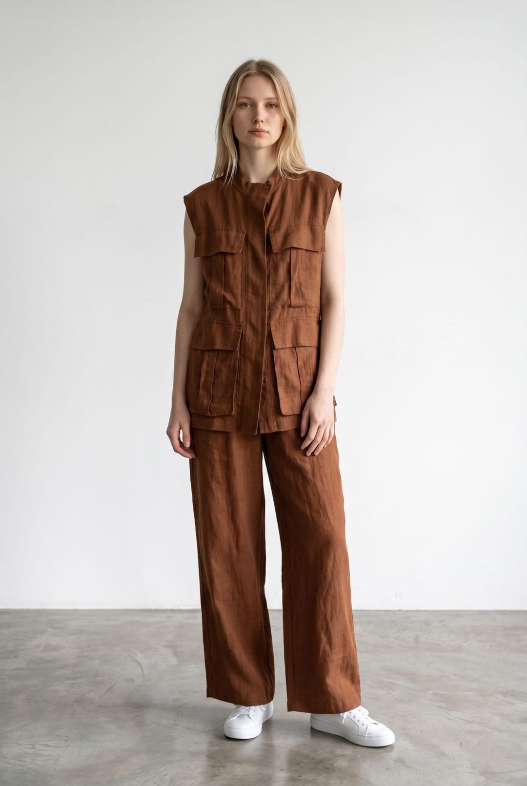 GILET CON TASCONI