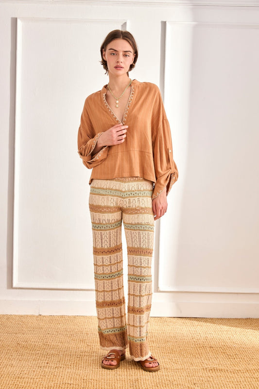 MAGLIA IN LINO TOT