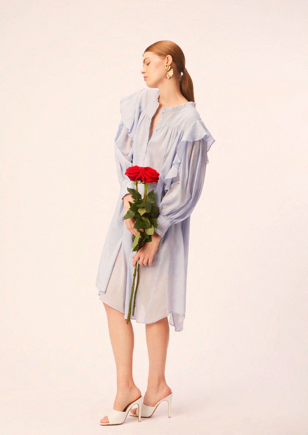 ABITO CHEMISIER CIELO