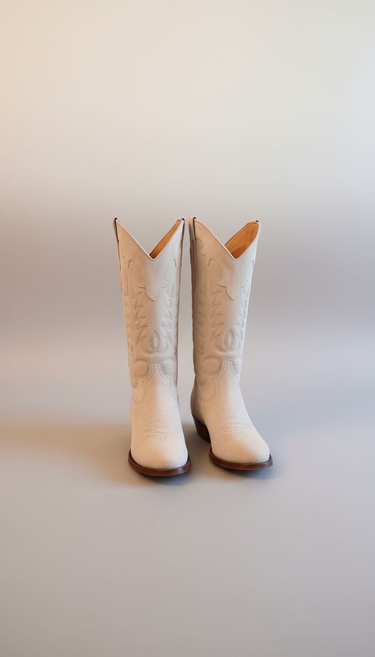 STIVALE TEXANO CAMOSCIO