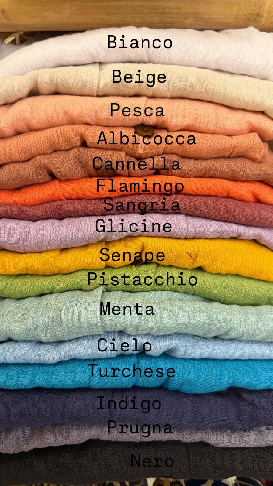 CAMICIA IN MUSSOLA DI COTONE