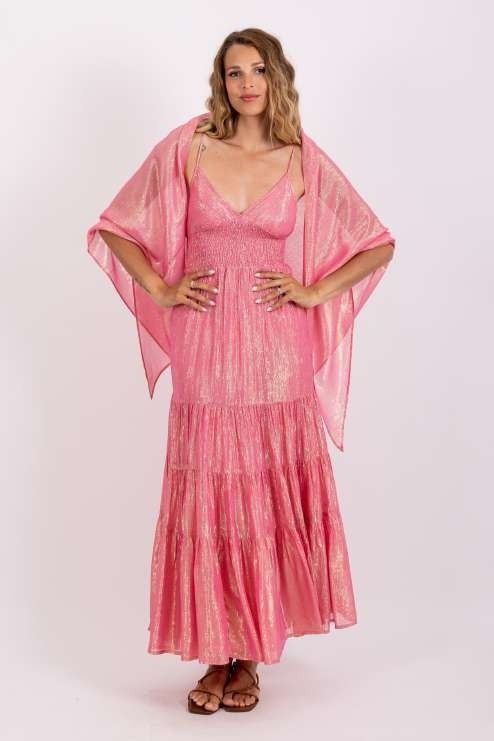 DITTA LONG DRESS PINK