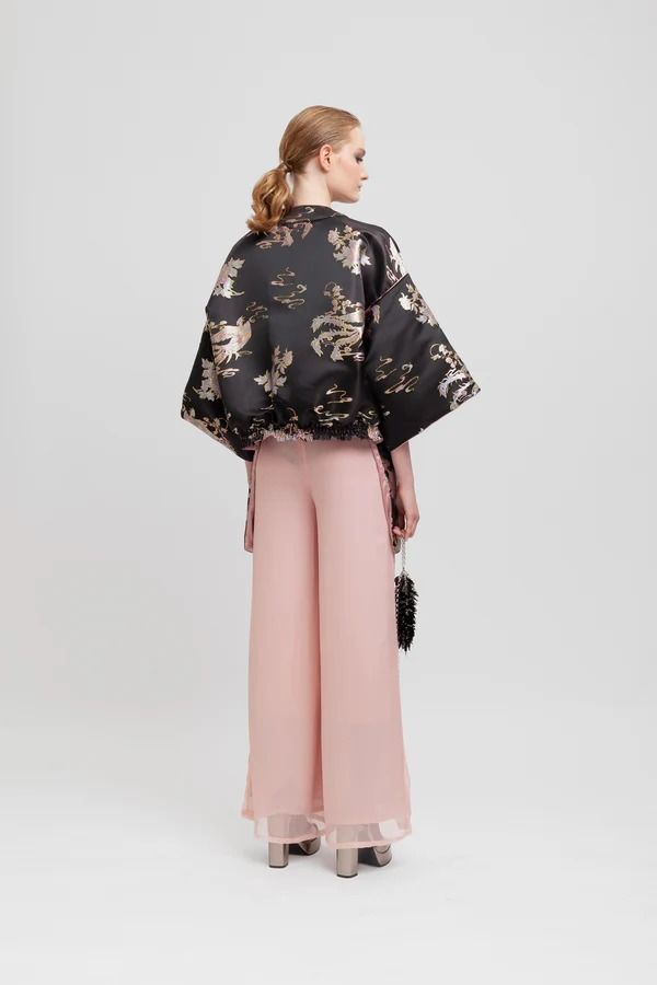 KIMONO BOMBER BROCCATO