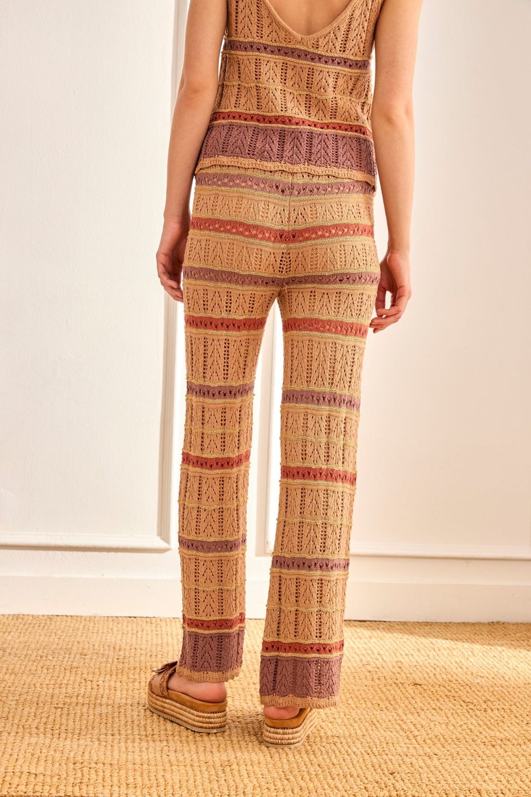 PANTALONE IN MAGLIA TERRA