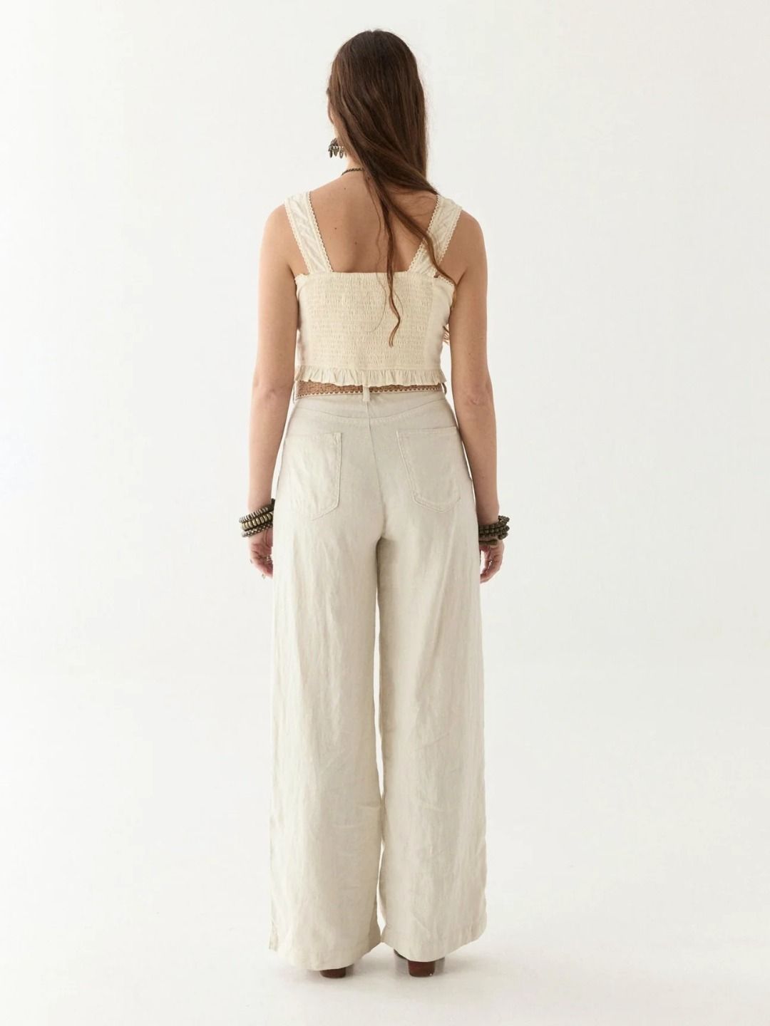 MARISA PANTALONE IN LINO