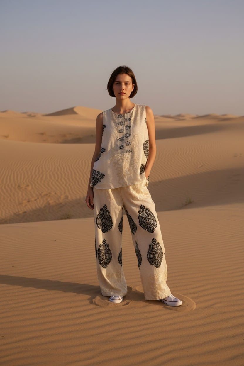 PANTALONE RICAMATO MEIRA