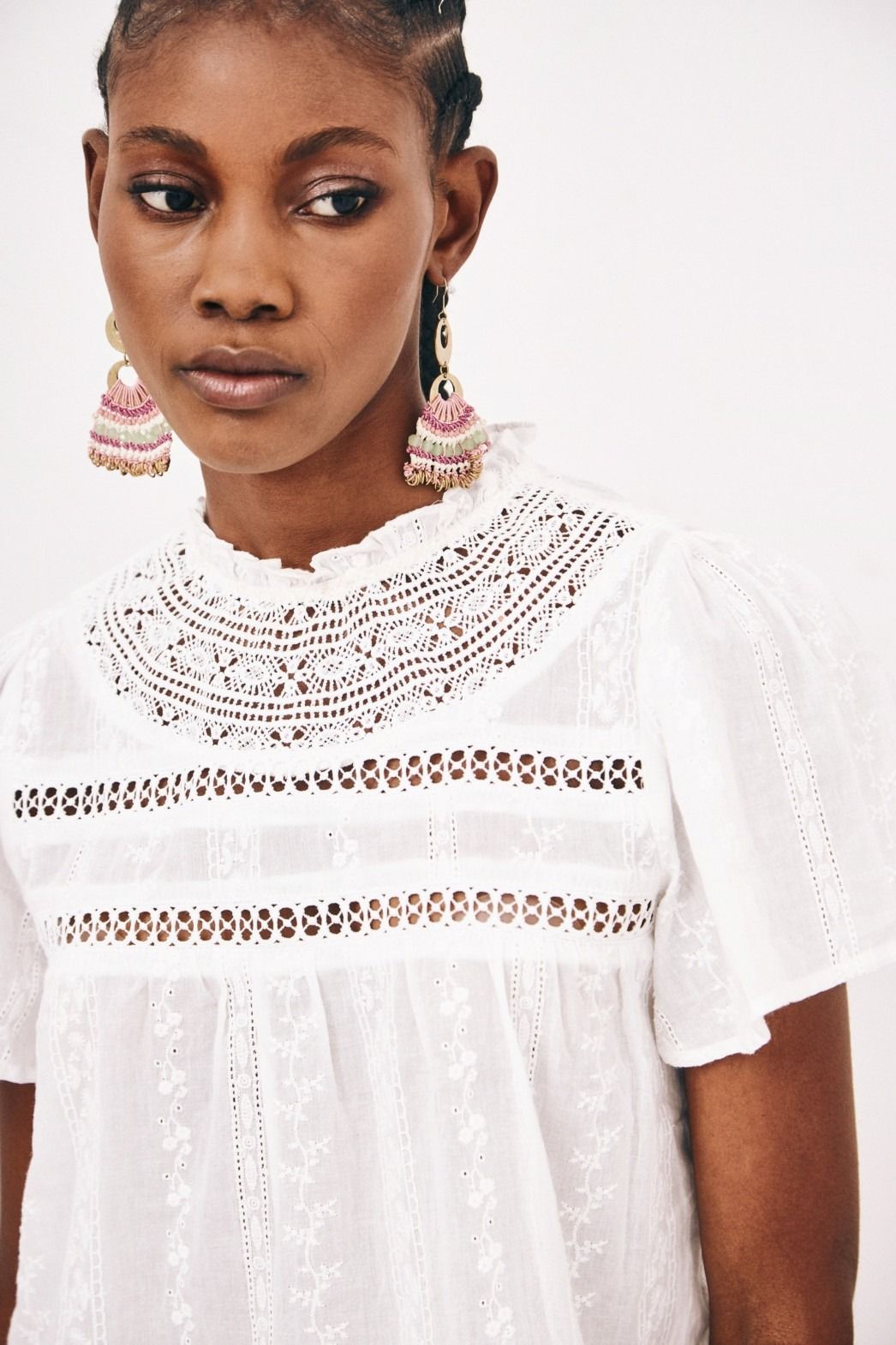 ROMANTIC BLUSA TRAFORATA