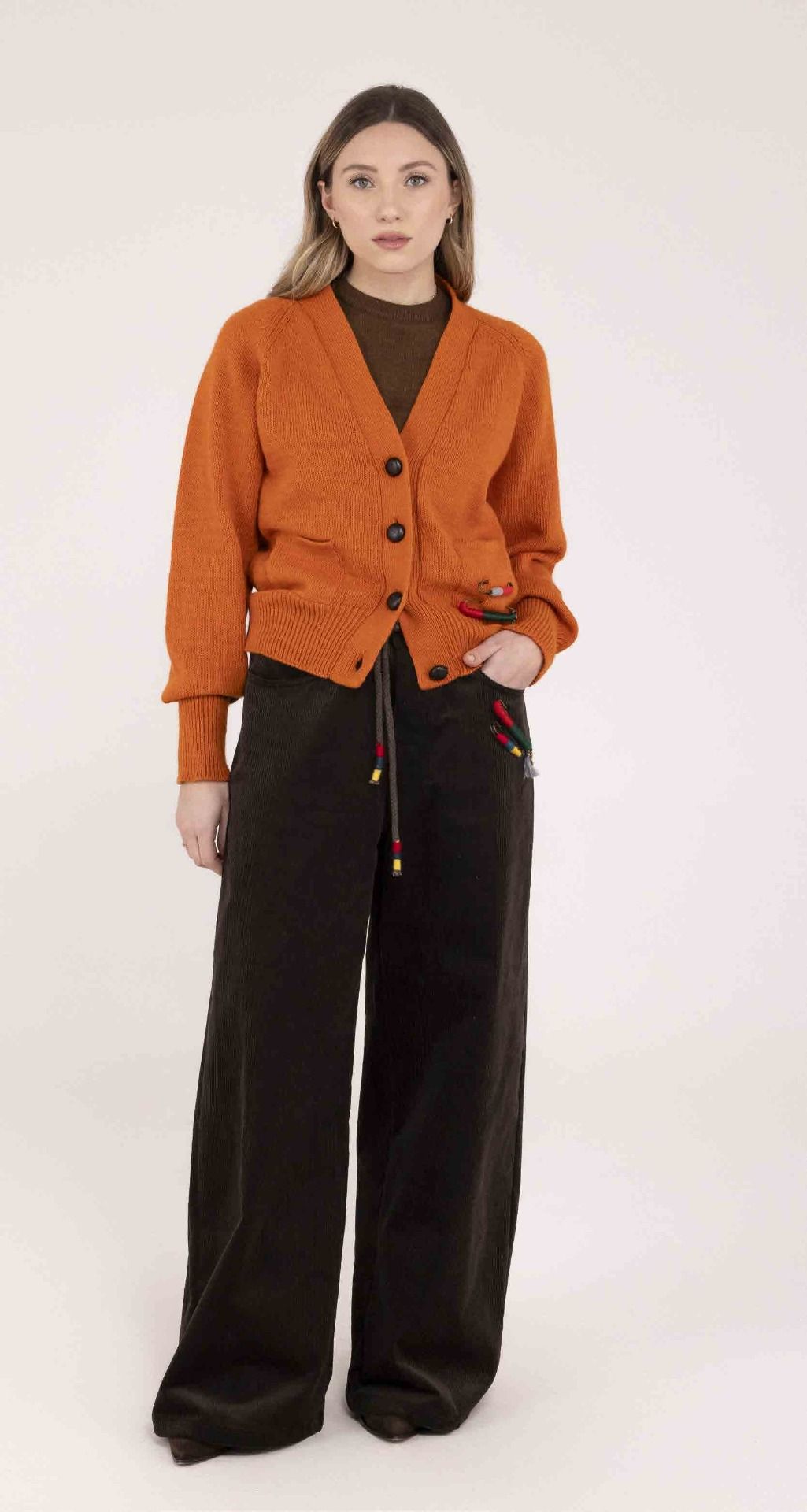 CARDIGAN CON SPILLE