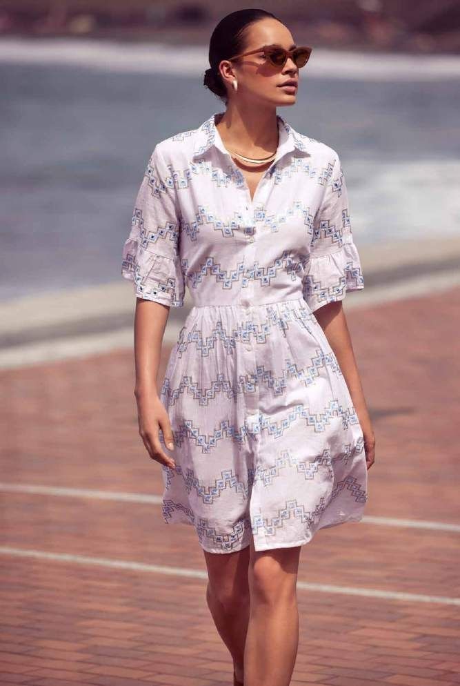 ELSA SHIRT DRESS RICAMI