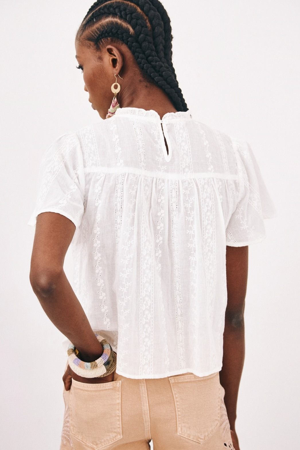 ROMANTIC BLUSA TRAFORATA