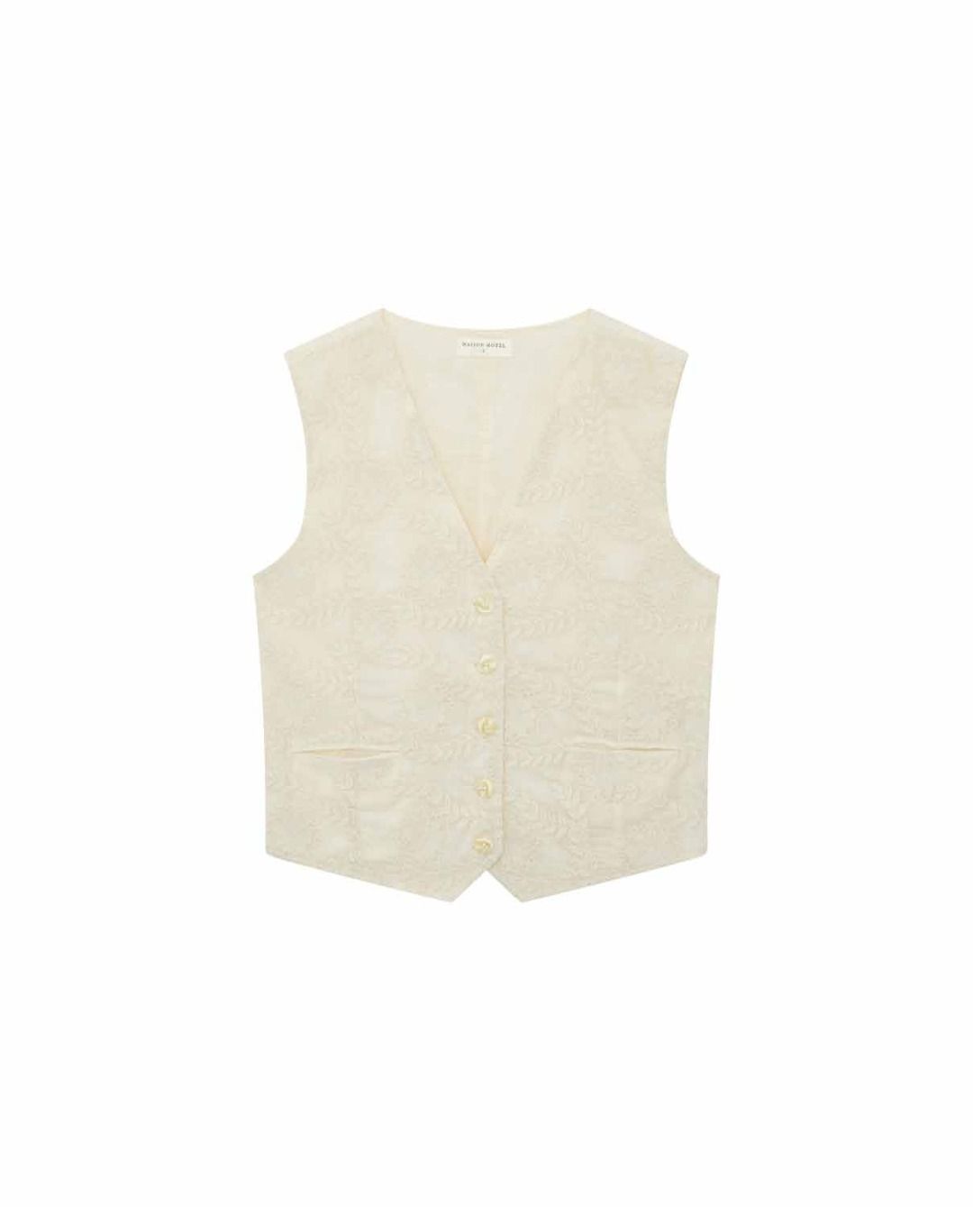 DELPHINE GILET RICAMATO