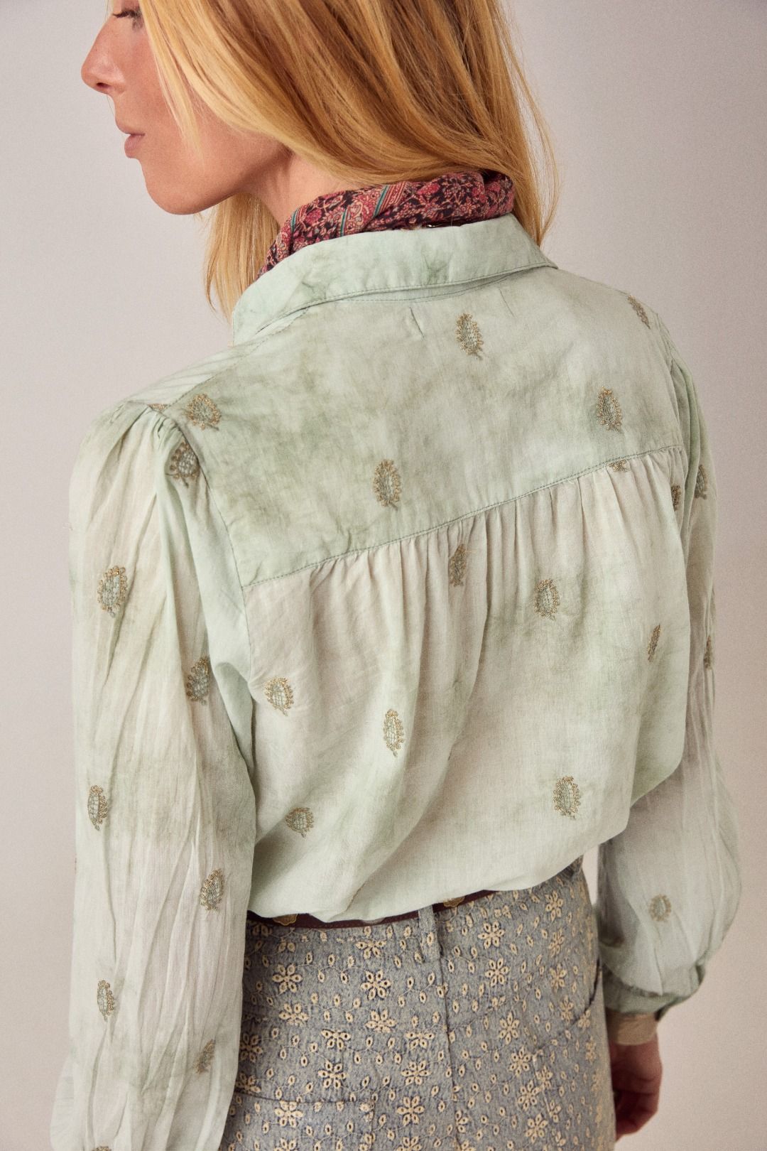 CAMICIA RICAMATA RANI
