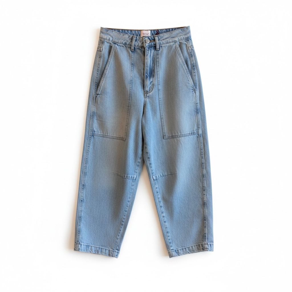DENIM BALLOON TEA ROSA
