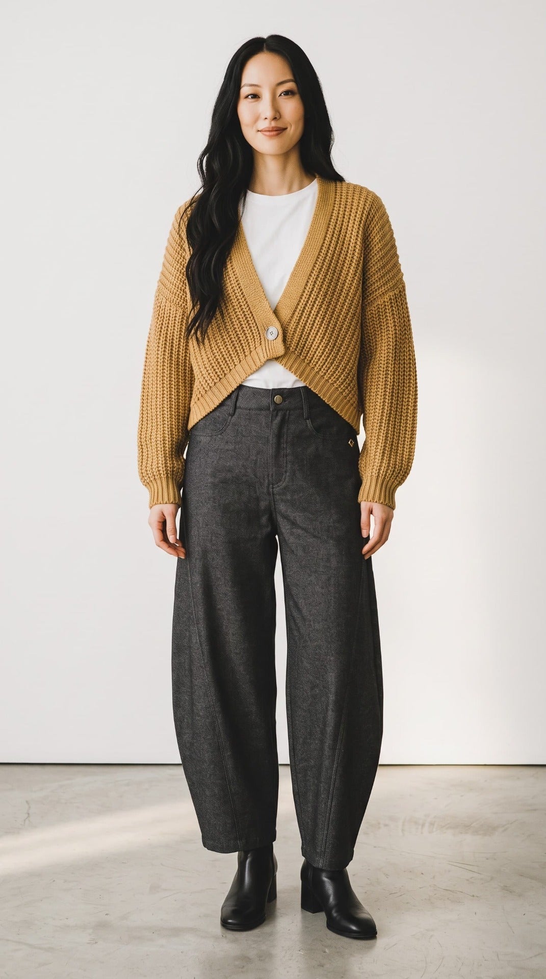 CARDIGAN MAGLIA RASATA