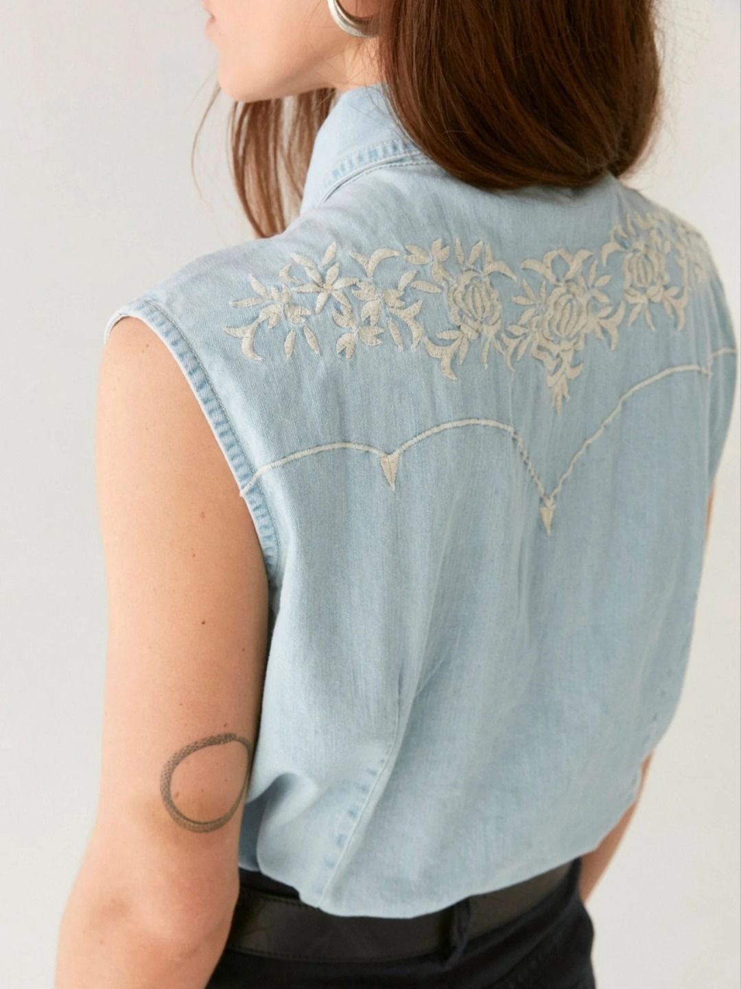 DALLAS CAMICIA RICAMATA SMANICATA