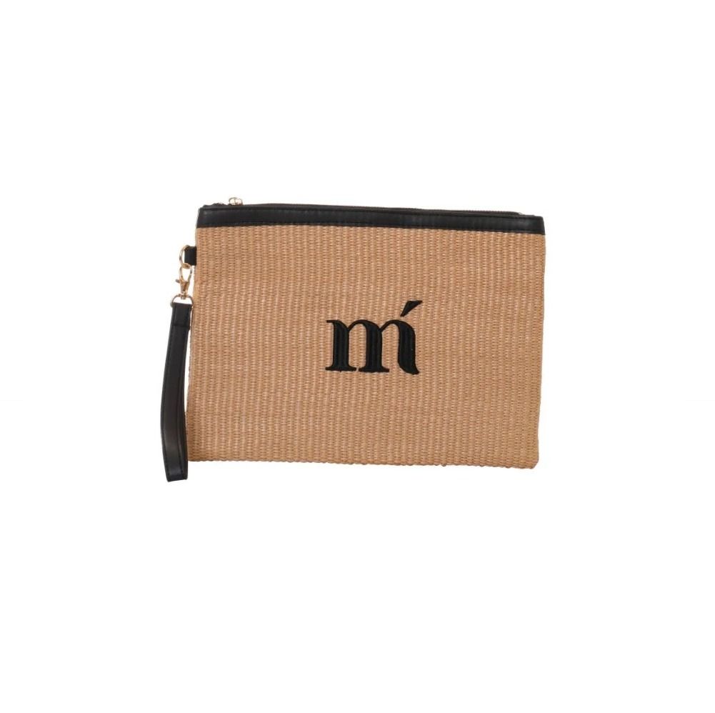 MILANO POCHETTE RAFFIA