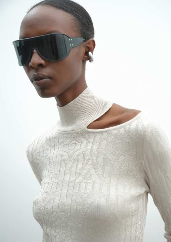 ABITO LUREX DETTAGLIO CUT OUT