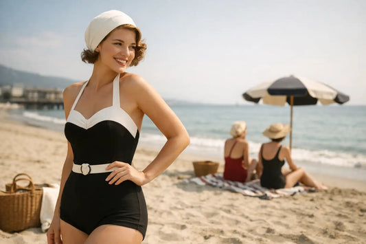 Costumi da bagno femminili anni 30: stile vero