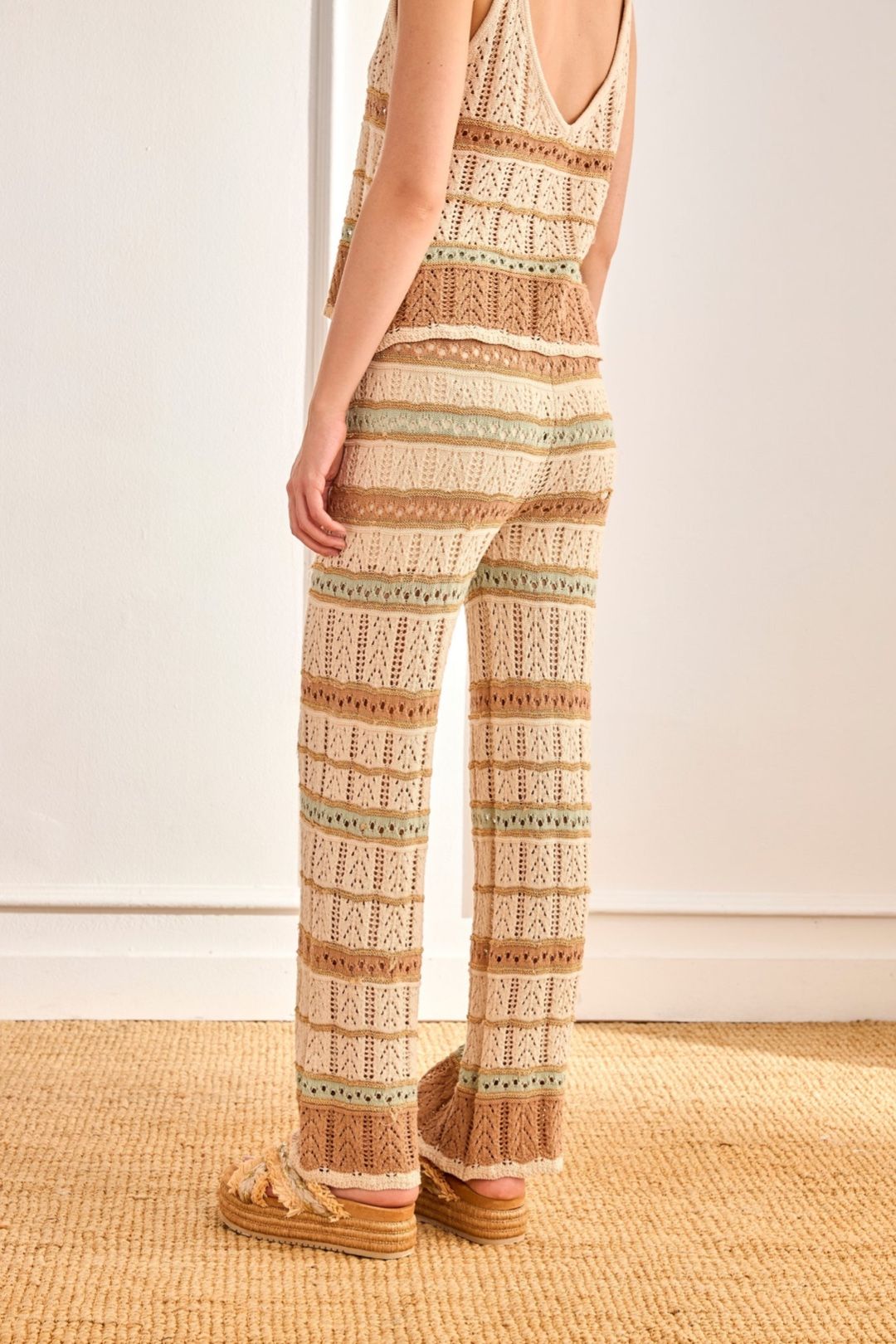 PANTALONE IN MAGLIA TERRA