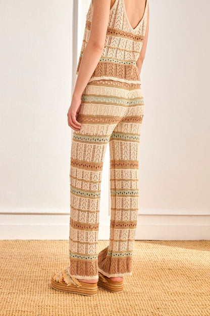 STRICKHOSE ERDFARBEN