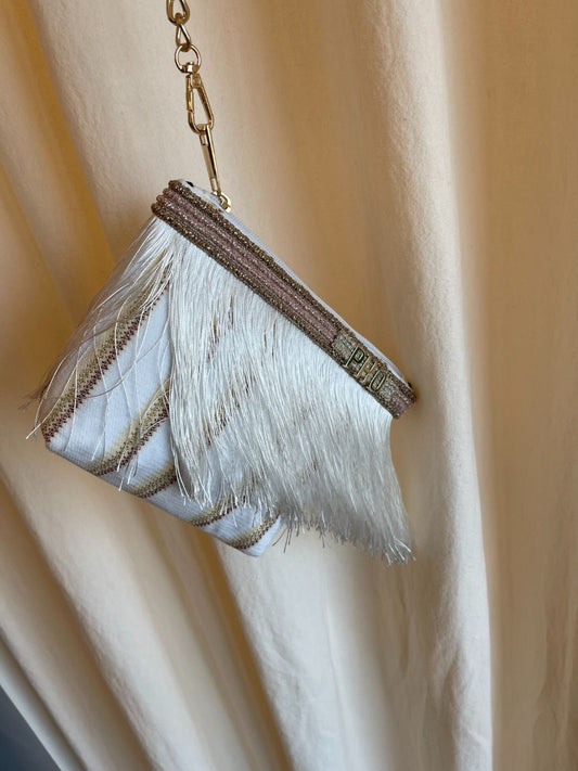 POCHETTE CON FRANGE