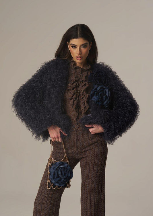 ECOPELLICCIA BLU NAVY