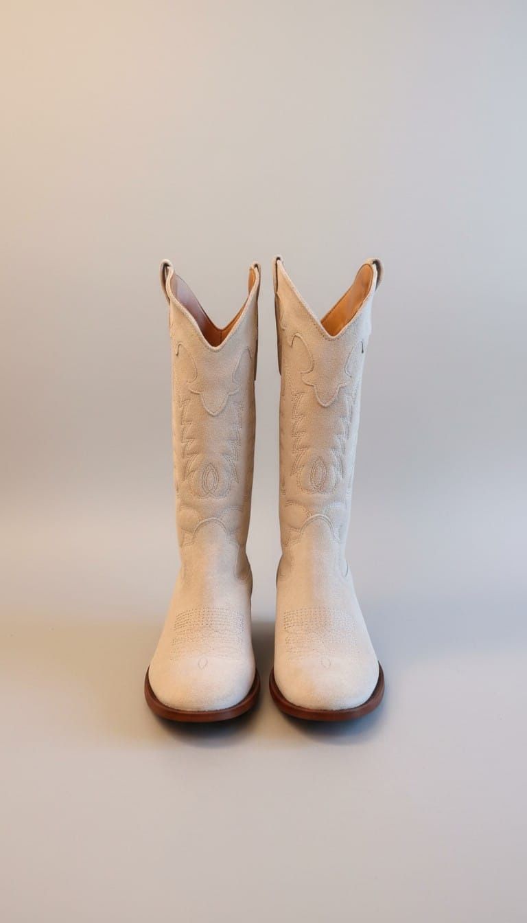 STIVALE TEXANO CAMOSCIO