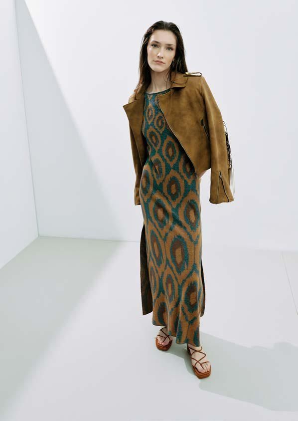 ABITO LUNGO JACQUARD