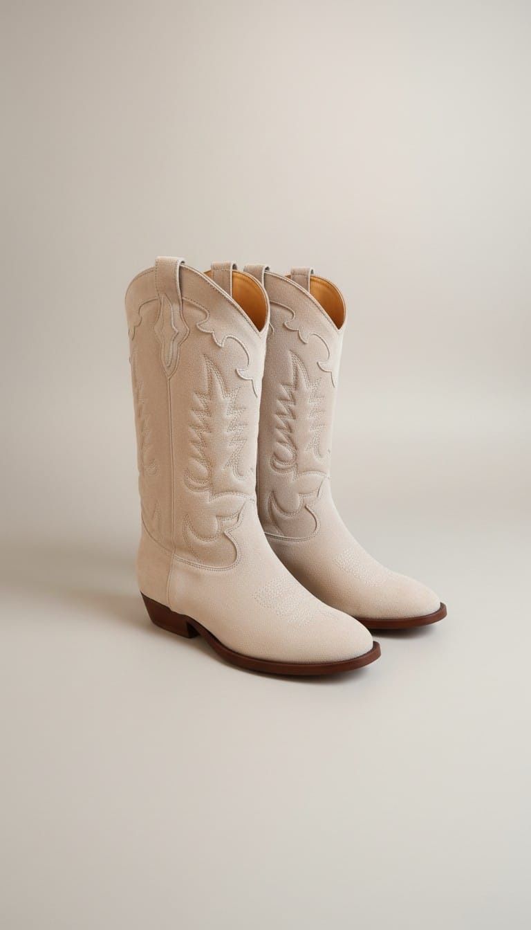 STIVALE TEXANO CAMOSCIO