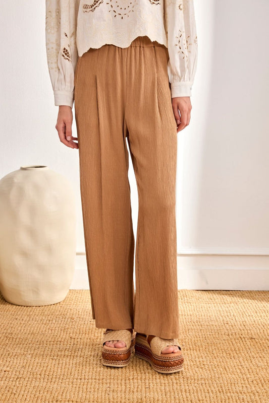 PANTALONI CARAMELLO MERITA