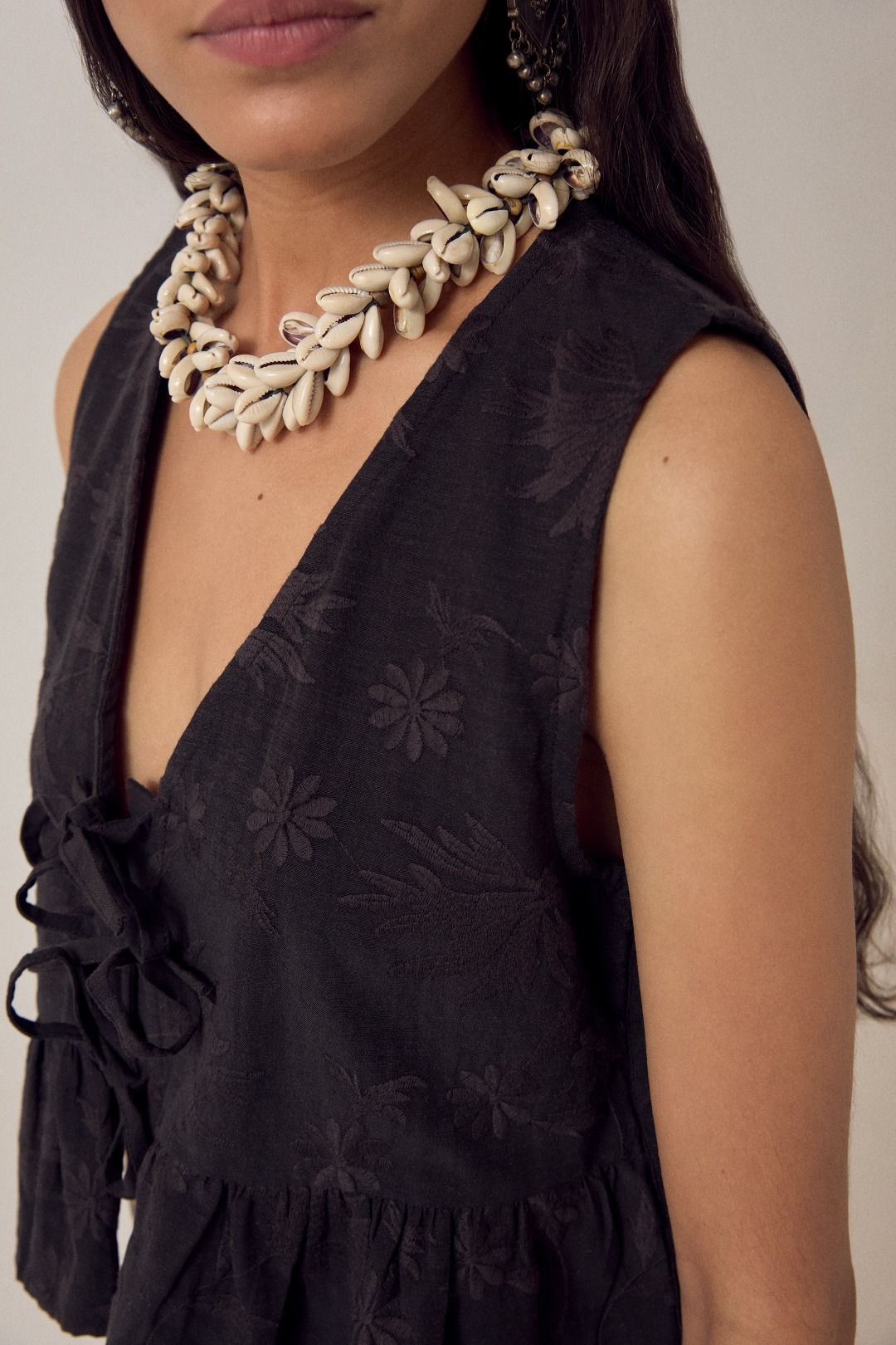 GILET RICAMATO ZHOU