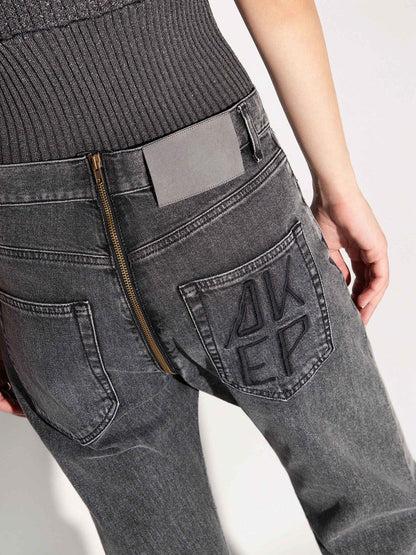5-POCKET-JEANS MIT REISSVERSCHLUSS