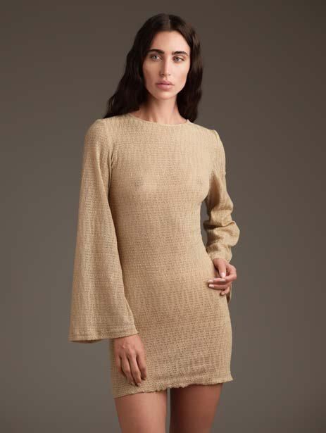 ABITO CORTO MAGLIA ORO