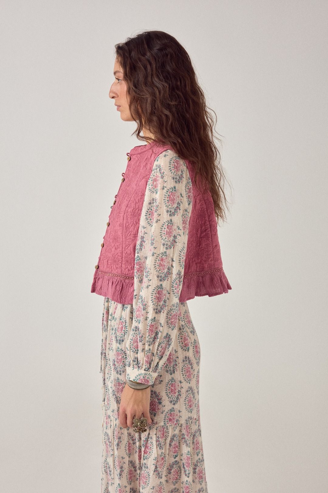 GILET RICAMATO MIA