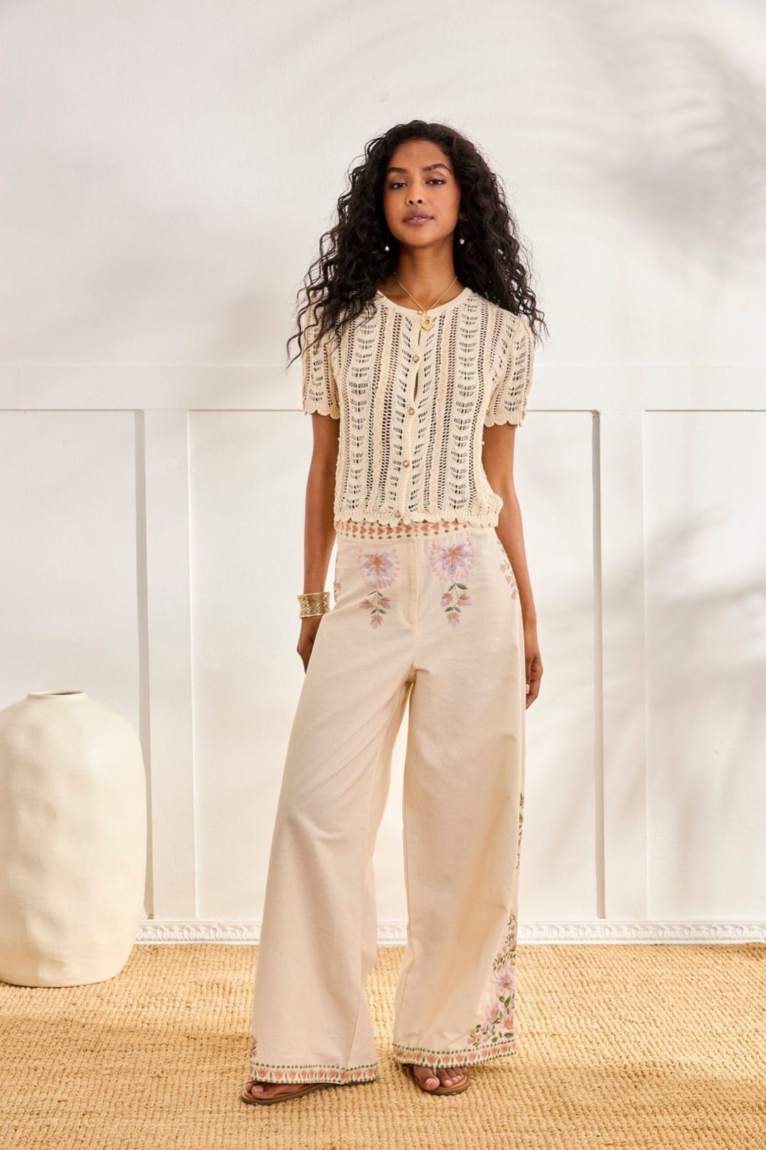 PANTALONE RICAMATO DURBARS