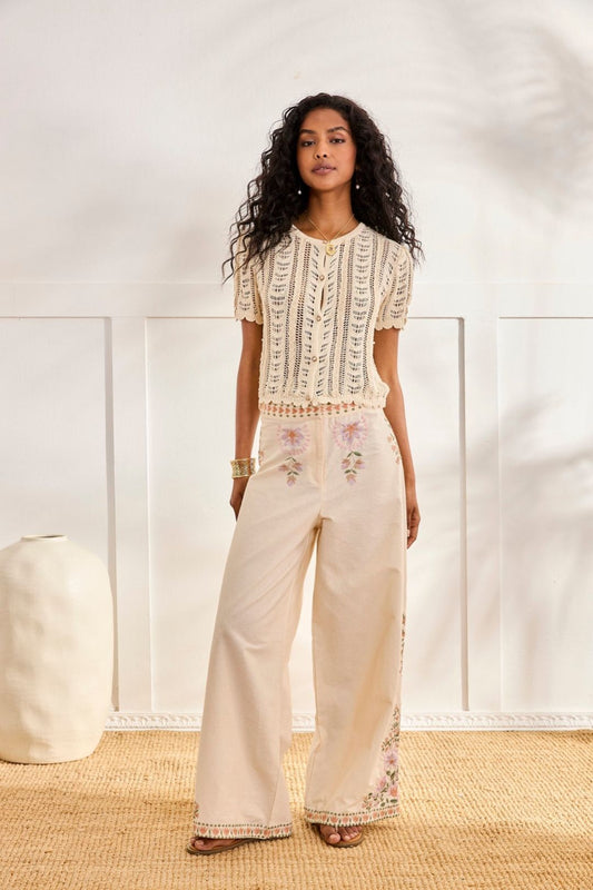 PANTALONE RICAMATO DURBARS
