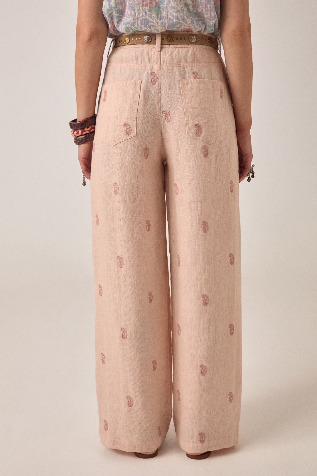 PANTALONE RICAMATO OTTO