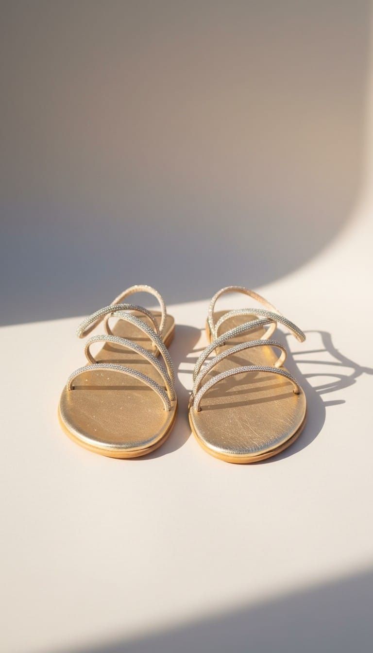 SANTORINI SANDALO STRASS