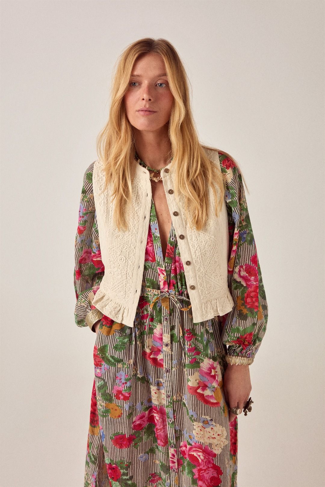 GILET RICAMATO THALIA
